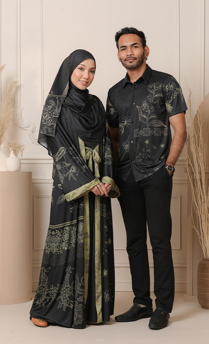 Couple Set - Abaya Modernluxe - Black