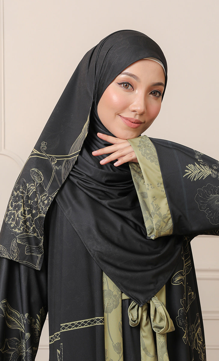 Premium Japanese Silk Shawl - Abaya Modernluxe