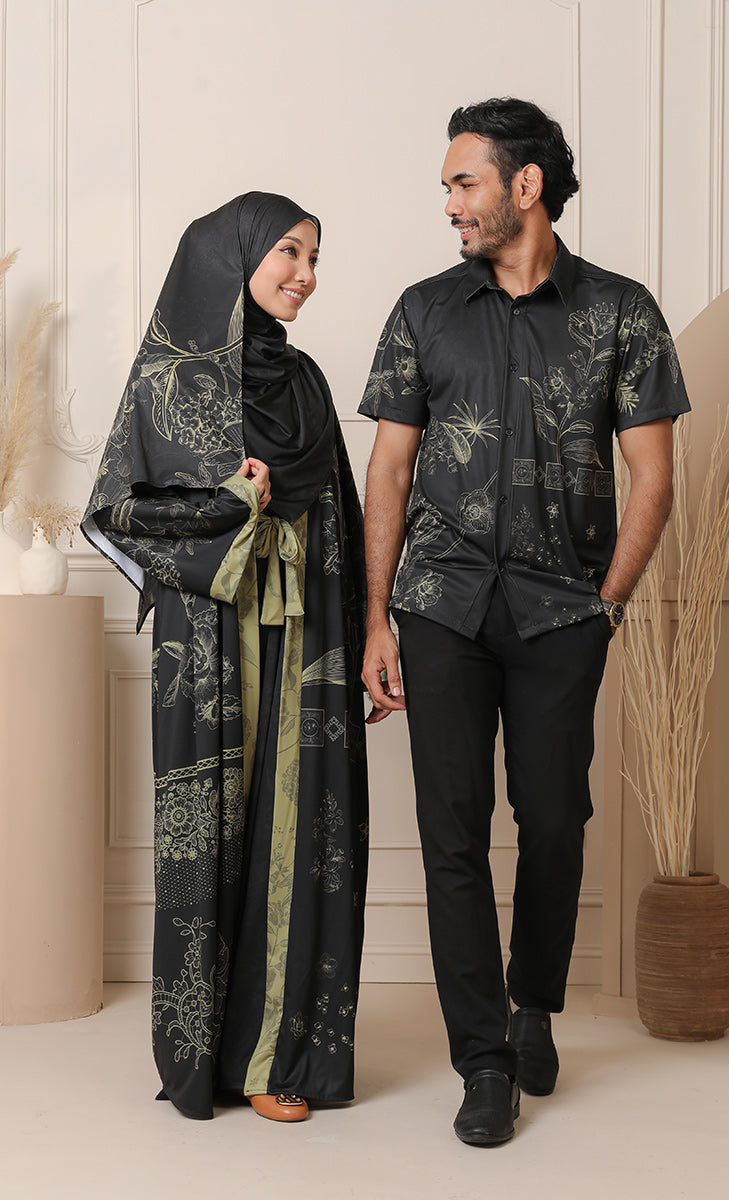 Couple Set - Abaya Modernluxe - Black