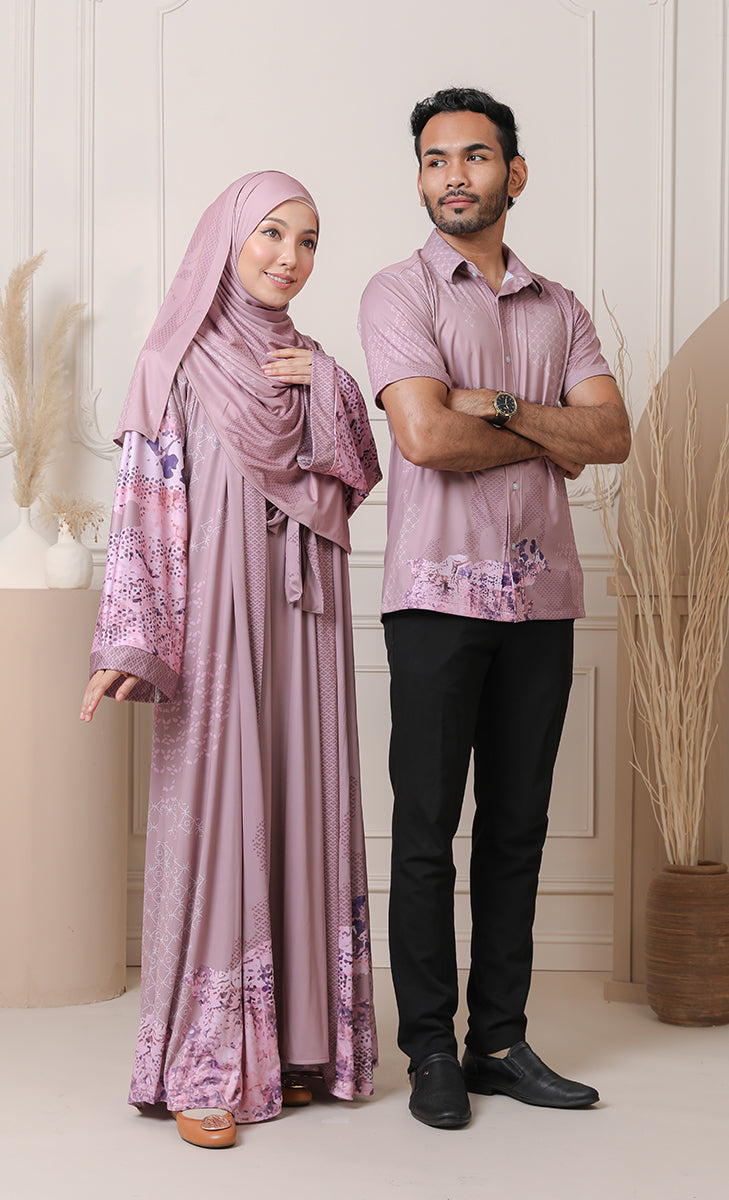 Couple Set - Abaya Modernluxe - Pink