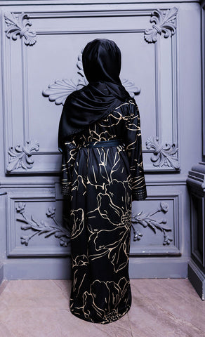 Kids Abaya Ayana - Black