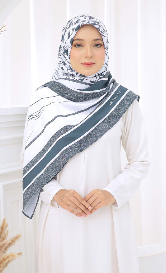 Hijab Bawal Urban - Ash White