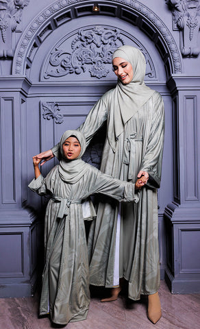 Kids Abaya Ayana - Green
