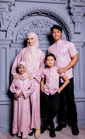 Kids Abaya Ayana - Pink