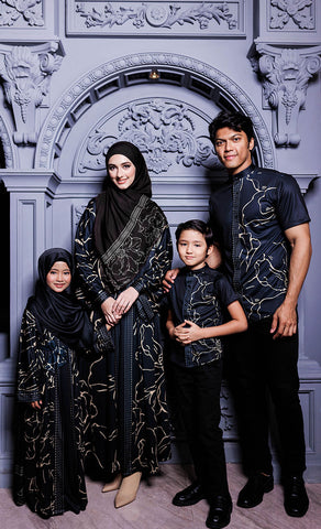 Kids Abaya Ayana - Black