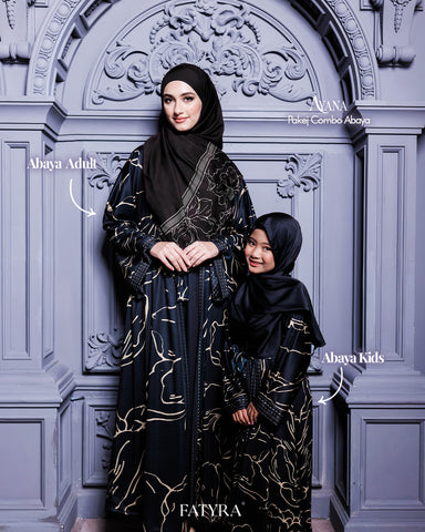 Combo Set Abaya Ayana (Mom & Daughter)